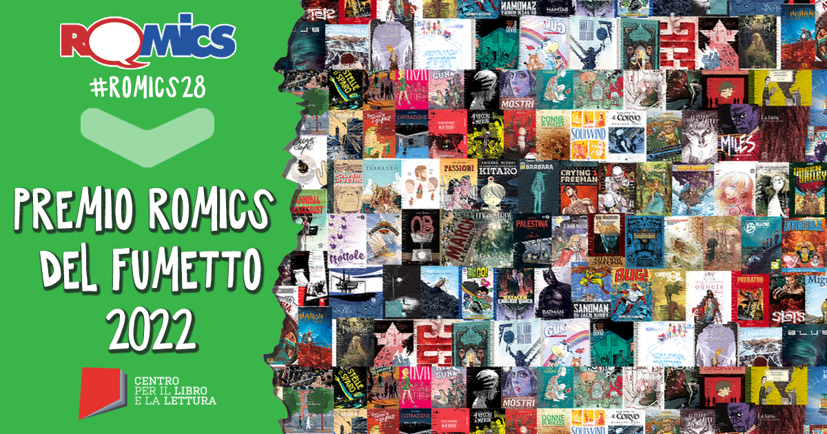 Dal 7 al 10 Aprile 2022 la ventesima edizione del “Premio Romics del Fumetto”