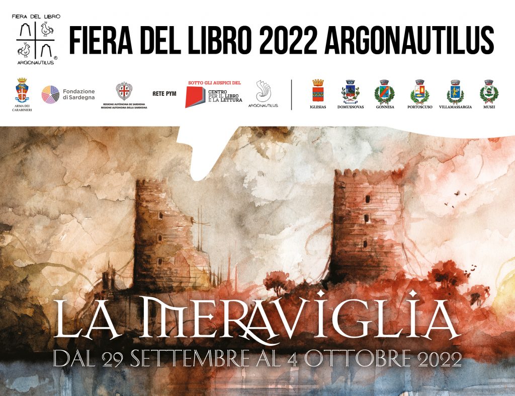 Dal 29 settembre al 4 ottobre 2022 in Sardegna la VII Fiera del libro “Argonautilus”