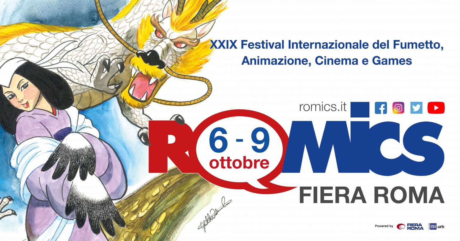Dal 6 al 9 ottobre alla Fiera di Roma la nuova edizione autunnale di “Romics”