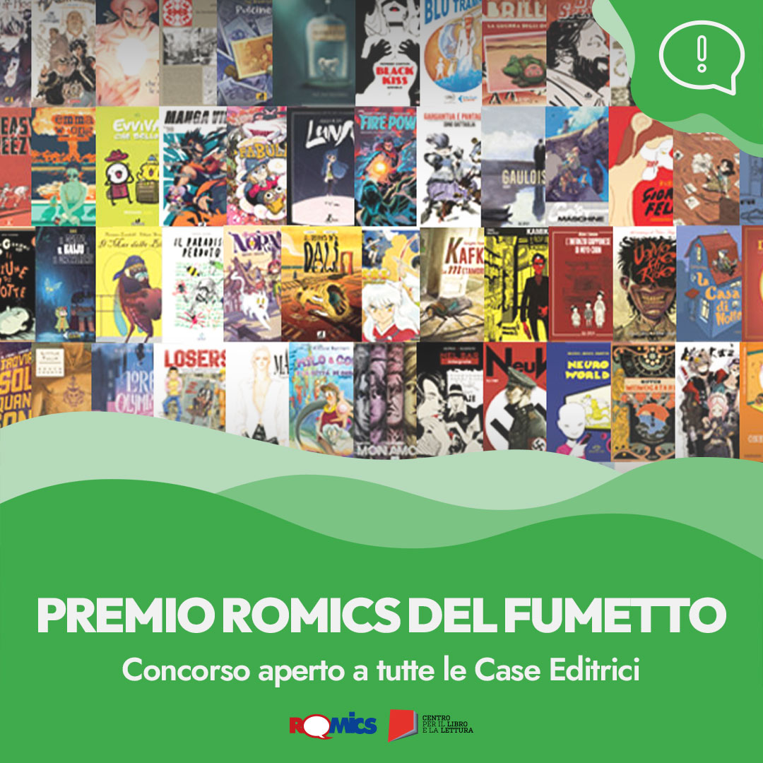 Premio Romics del Fumetto 2023. Scadenza al 13 febbraio