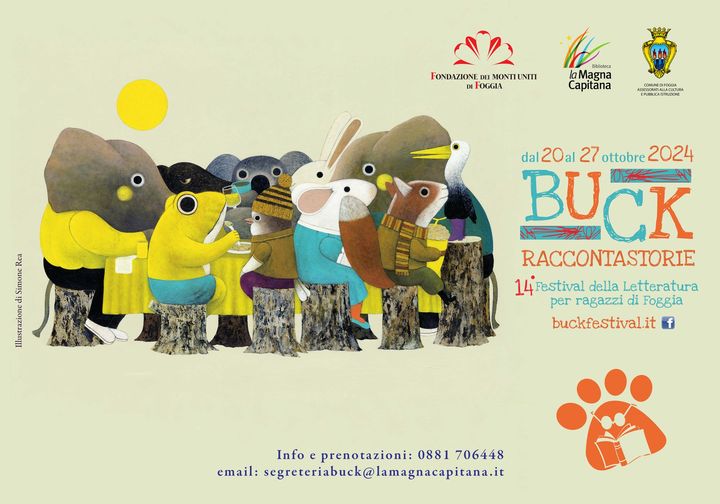 Torna a Foggia il Buck Festival: fino al 27 ottobre incontri ed eventi dedicati ai libri per ragazzi